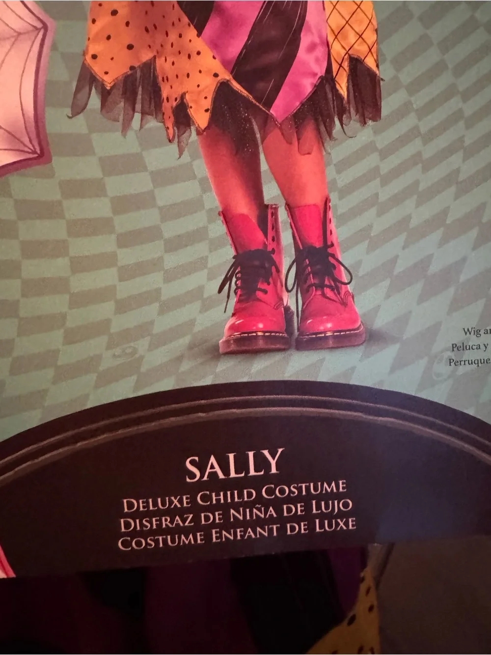 NWT Girl's 7/8 Sally Nightmare Before Xmas Halloween Costume Dress